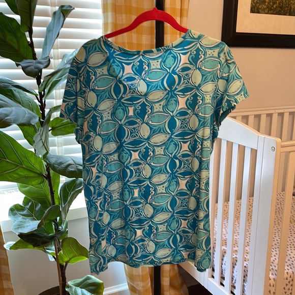 Lilly Pulitzer Cotton T-shirt  Women’s Size XL - Picture 2 of 3
